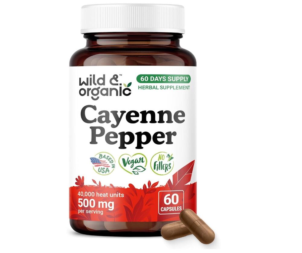 Wild & Organic Cayenne Pepper Capsules